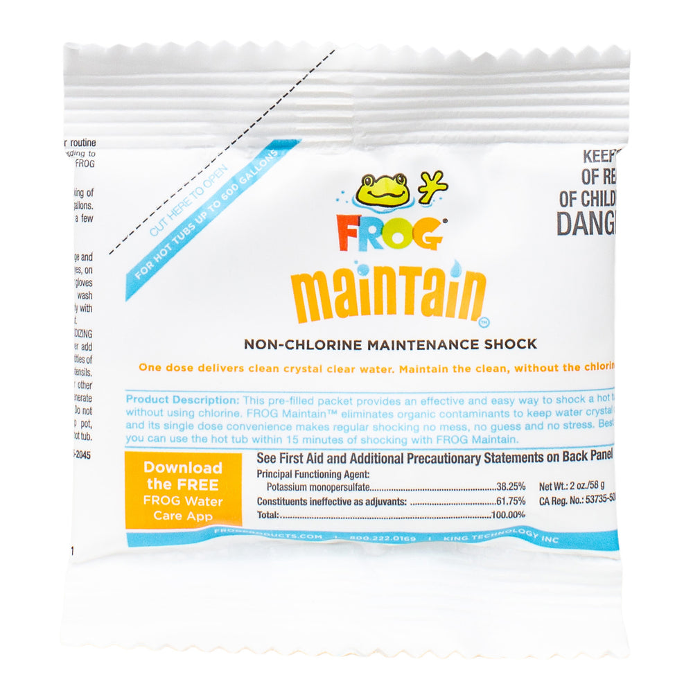 Frog Maintain Non-Chlorine Hot Tub Shock