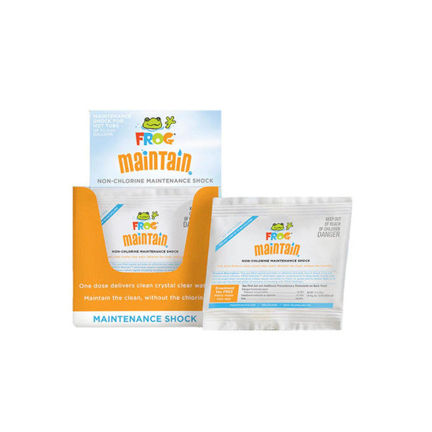 Frog 12 Pack Maintain Non-Chlorine Hot Tub Shock