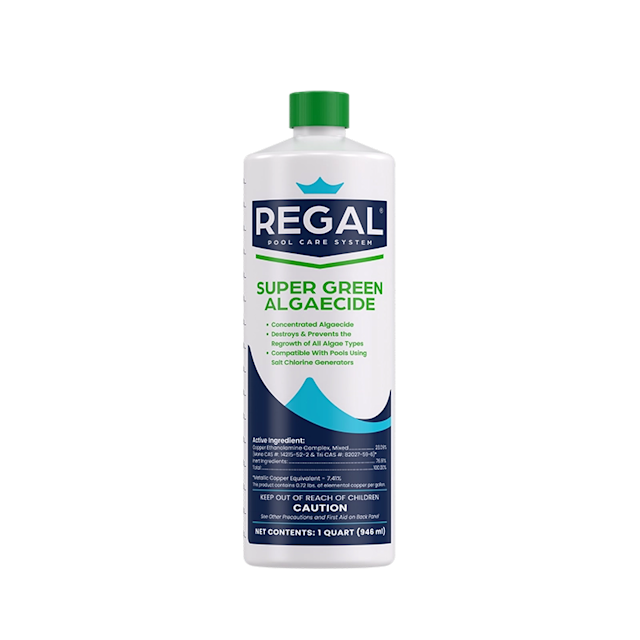 Regal Chemicals
1 qt Super Green Algaecide Bottle